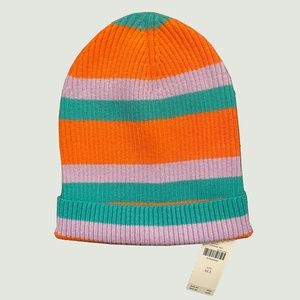 Maeve - Striped Beanie / Hat - Anthropologie - NWT
